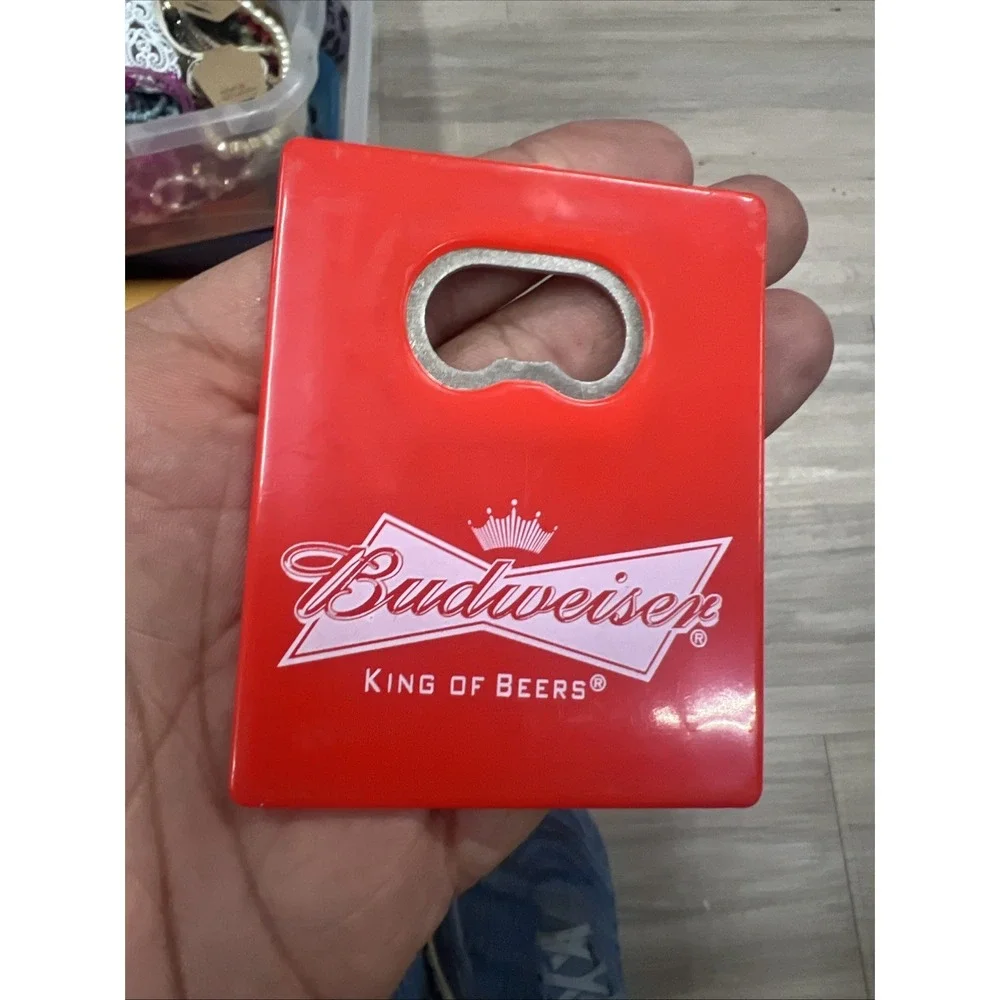 Budweiser Bottle Opener‎ Credit Card Size Very Good Condition Beer Promo
